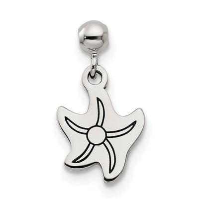 Sterlingsilber Mio Memento Hängend Seestern Charm