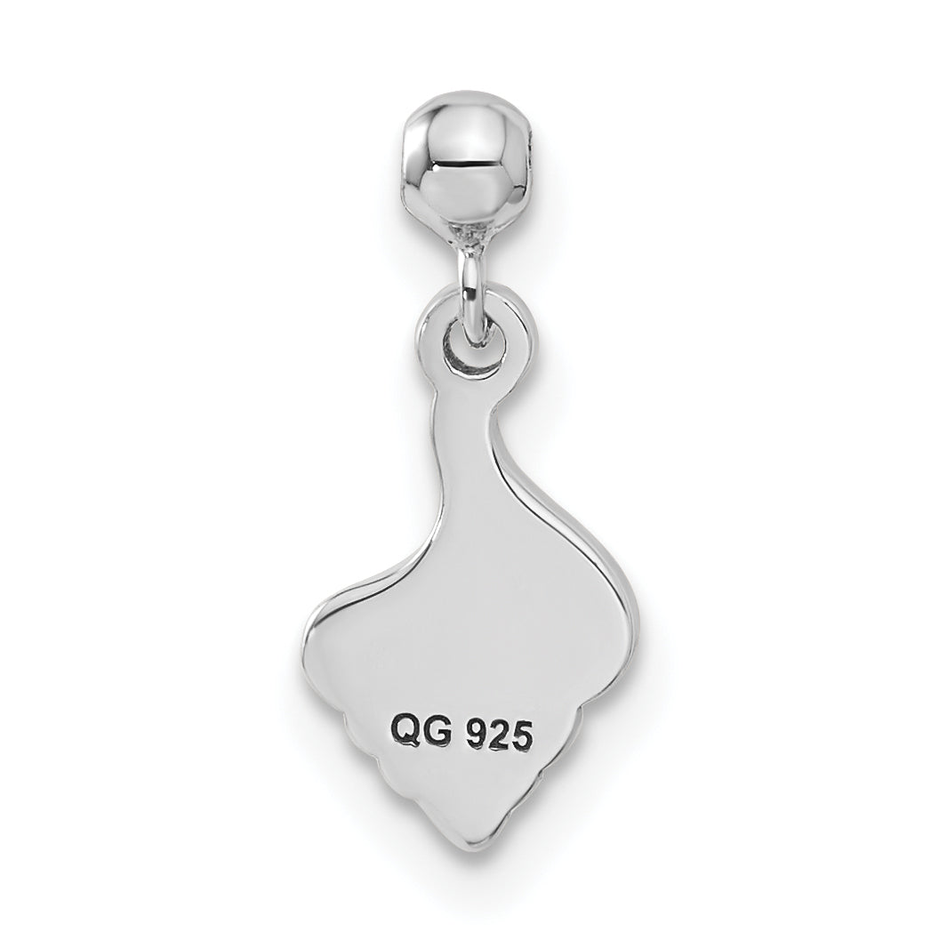 Sterlingsilber Mio Memento Hängend Muschel Charm