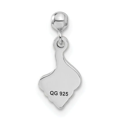 Sterlingsilber Mio Memento Hängend Muschel Charm