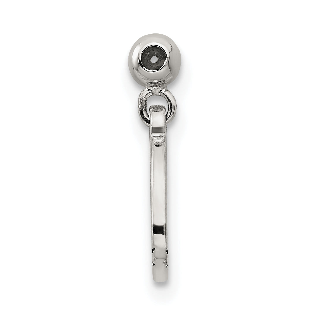 Sterlingsilber Mio Memento Emaille Hängend Wal Charm