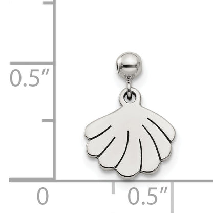 Sterlingsilber Mio Memento Hängend Muschel Charm