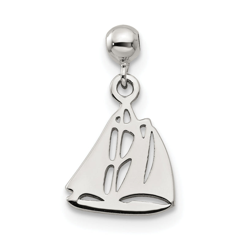 Sterlingsilber Mio Memento Hängend Boot Charm