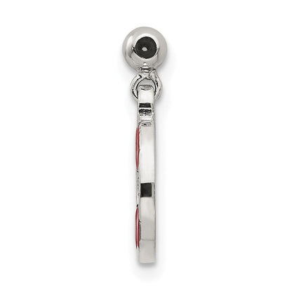 Sterlingsilber Mio Memento Emaille Hängend Leben Preserver Charm