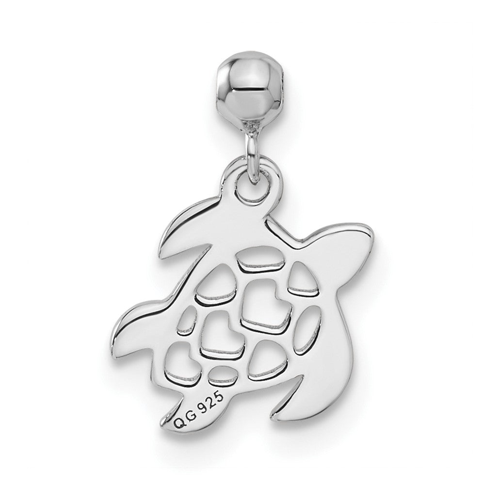 Sterlingsilber Mio Memento Hängend Schildkröte Charm