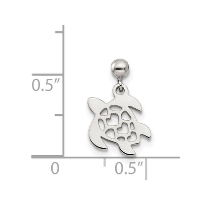 Sterlingsilber Mio Memento Hängend Schildkröte Charm