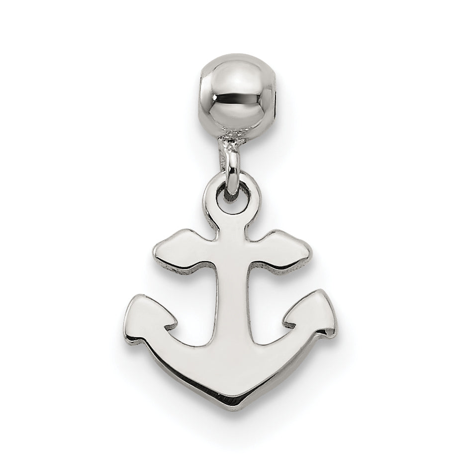 Sterlingsilber Mio Memento Hängend Anker Charm