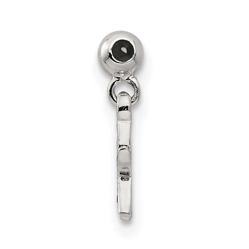 Sterlingsilber Mio Memento Orange Zirkonia Hängend Seestern Charm