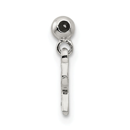 Sterlingsilber Mio Memento Orange Zirkonia Hängend Seestern Charm