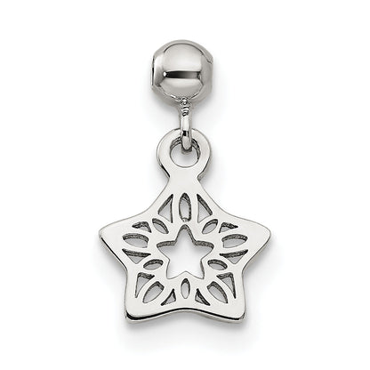 Sterlingsilber Mio Memento Hängend Stern Charm