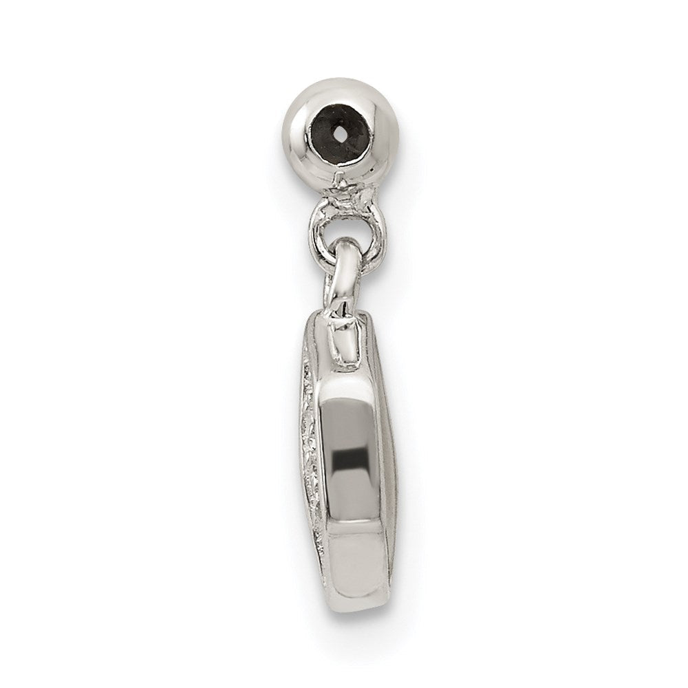 Sterlingsilber Mio Memento Emaille Zirkonia Hängend Charm