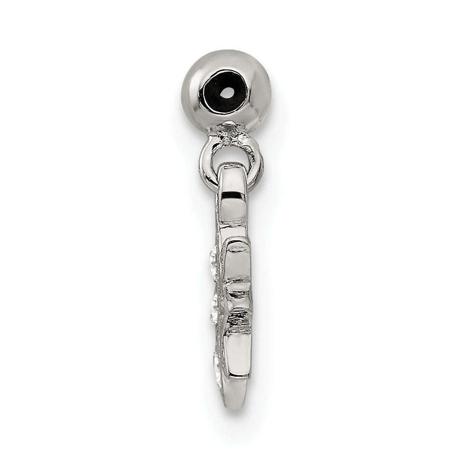 Sterlingsilber Mio Memento Zirkonia Hängend Stern Charm