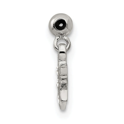 Sterlingsilber Mio Memento Zirkonia Hängend Stern Charm
