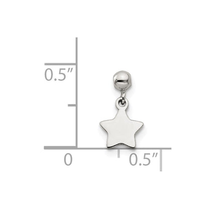 Sterlingsilber Mio Memento Hängend Stern Charm