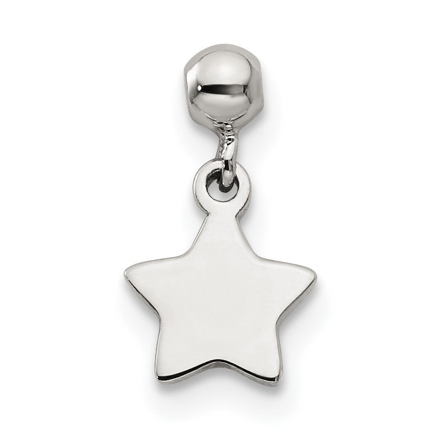 Sterlingsilber Mio Memento Hängend Stern Charm