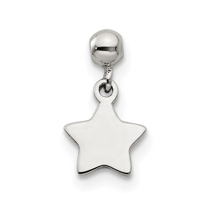 Sterlingsilber Mio Memento Hängend Stern Charm