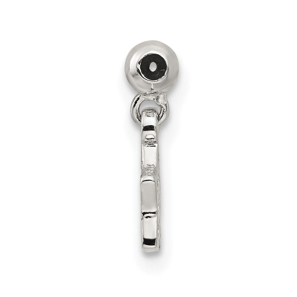 Sterlingsilber Mio Memento Zirkonia Hängend Stern Charm