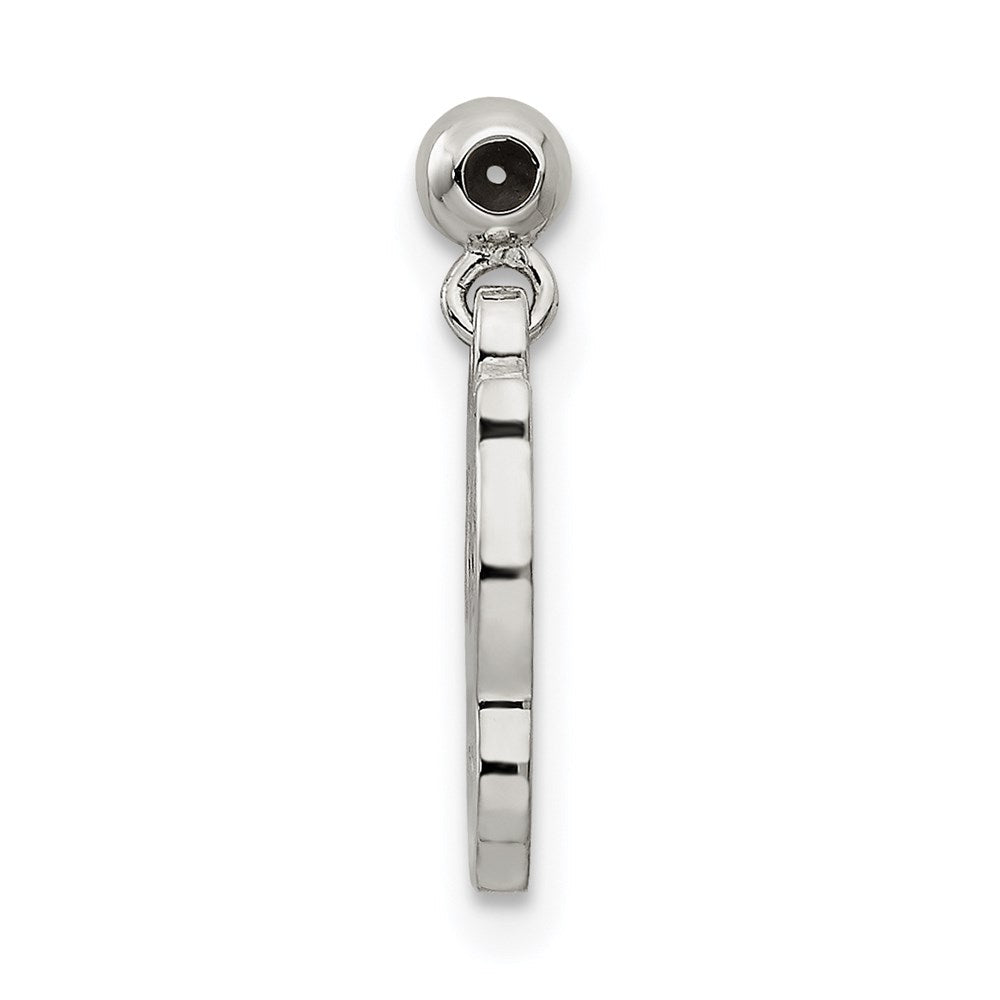 Sterlingsilber Mio Memento Emaille Hängend Eule Charm