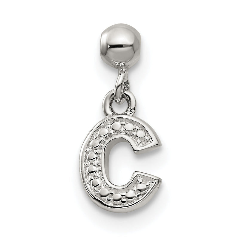 Sterlingsilber Mio Memento Buchstabe C Hängend Initiale Charm