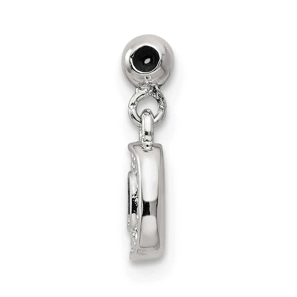 Sterlingsilber Mio Memento Buchstabe D Hängend Initiale Charm