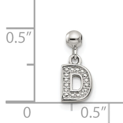 Sterlingsilber Mio Memento Buchstabe D Hängend Initiale Charm