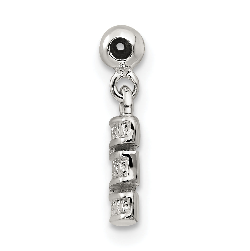 Sterlingsilber Mio Memento Buchstabe E Hängend Initiale Charm