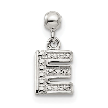 Sterlingsilber Mio Memento Buchstabe E Hängend Initiale Charm