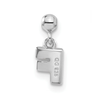 Sterlingsilber Mio Memento Buchstabe F Hängend Initiale Charm