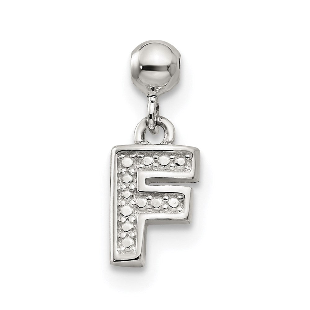 Sterlingsilber Mio Memento Buchstabe F Hängend Initiale Charm