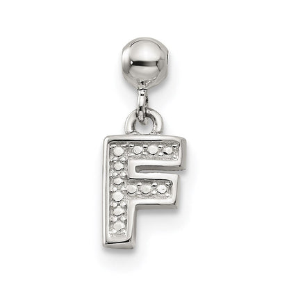 Sterlingsilber Mio Memento Buchstabe F Hängend Initiale Charm