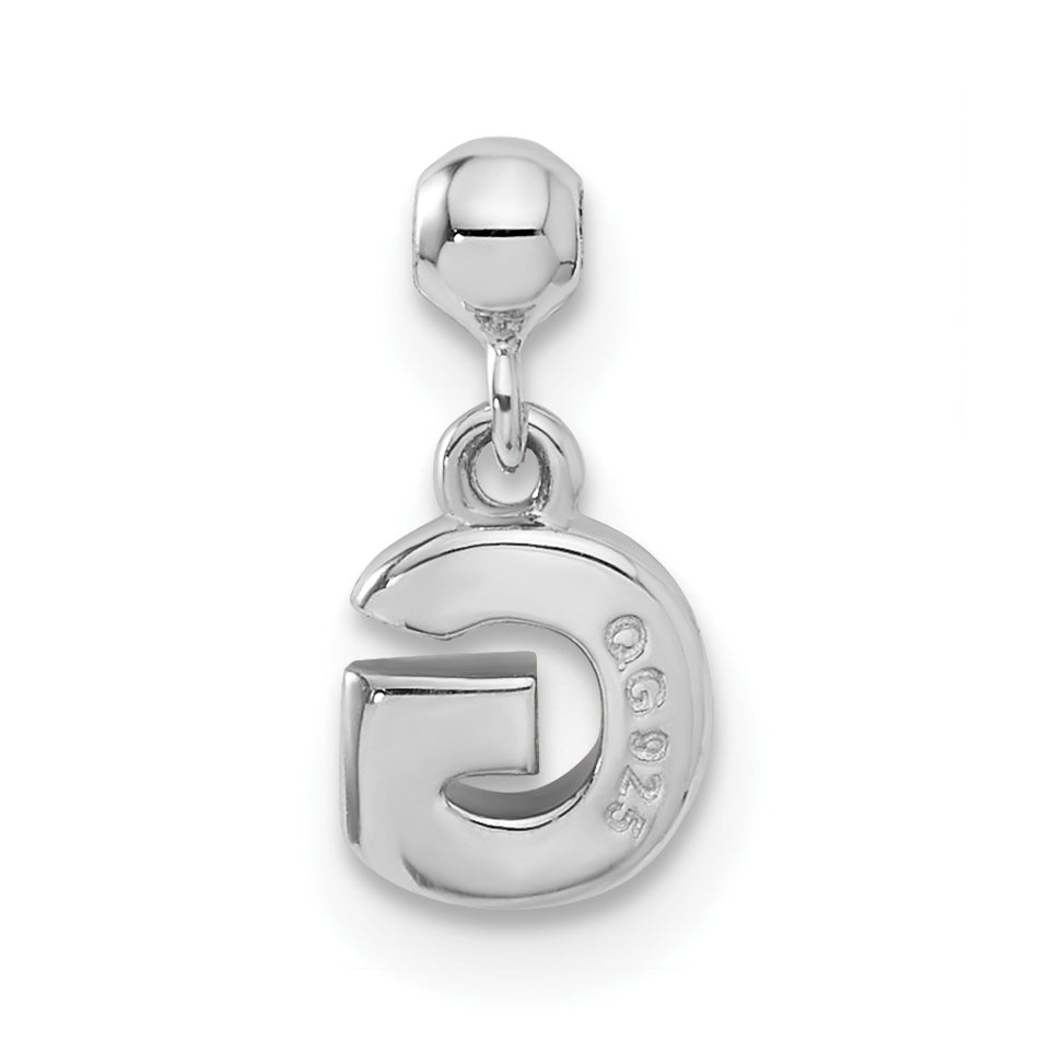 Sterlingsilber Mio Memento Buchstabe G Hängend Initiale Charm