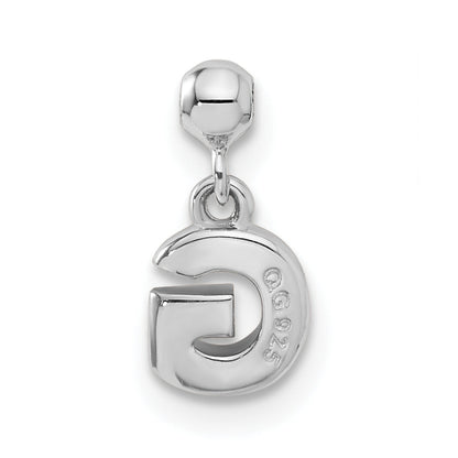 Sterlingsilber Mio Memento Buchstabe G Hängend Initiale Charm
