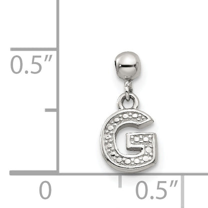 Sterlingsilber Mio Memento Buchstabe G Hängend Initiale Charm