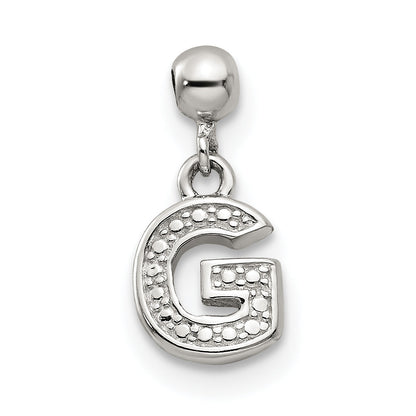 Sterlingsilber Mio Memento Buchstabe G Hängend Initiale Charm