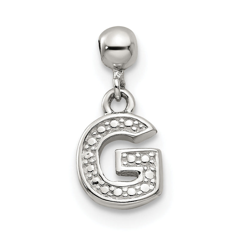 Sterlingsilber Mio Memento Buchstabe G Hängend Initiale Charm