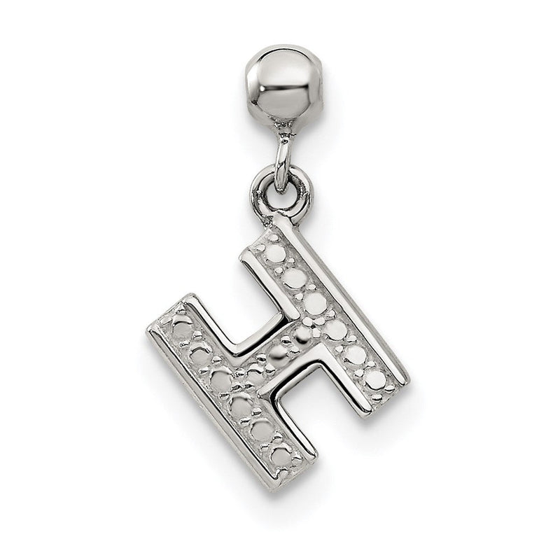 Sterlingsilber Mio Memento Buchstabe H Hängend Initiale Charm