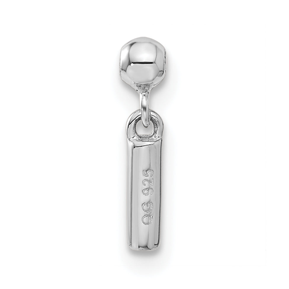 Sterlingsilber Mio Memento Buchstabe I Hängend Initiale Charm