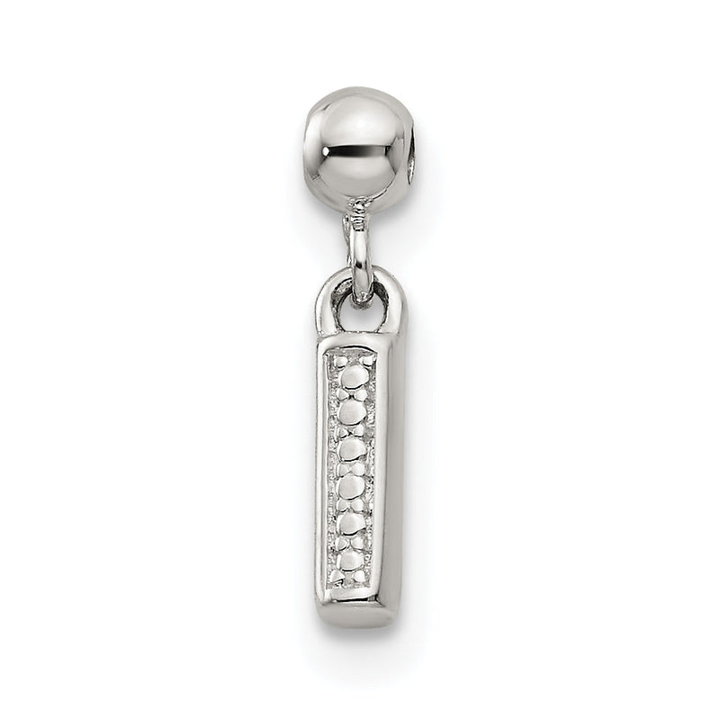 Sterlingsilber Mio Memento Buchstabe I Hängend Initiale Charm