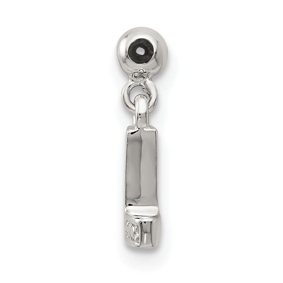Sterlingsilber Mio Memento Buchstabe P Hängend Initiale Charm