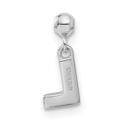 Sterlingsilber Mio Memento Buchstabe P Hängend Initiale Charm