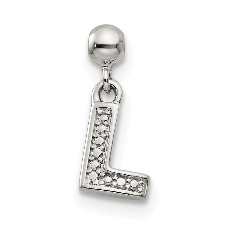 Sterlingsilber Mio Memento Buchstabe P Hängend Initiale Charm