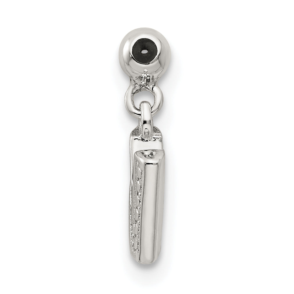Sterlingsilber Mio Memento Buchstabe N Hängend Initiale Charm