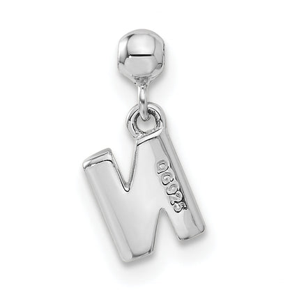 Sterlingsilber Mio Memento Buchstabe N Hängend Initiale Charm