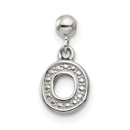 Sterlingsilber Mio Memento Buchstabe O Hängend Initiale Charm