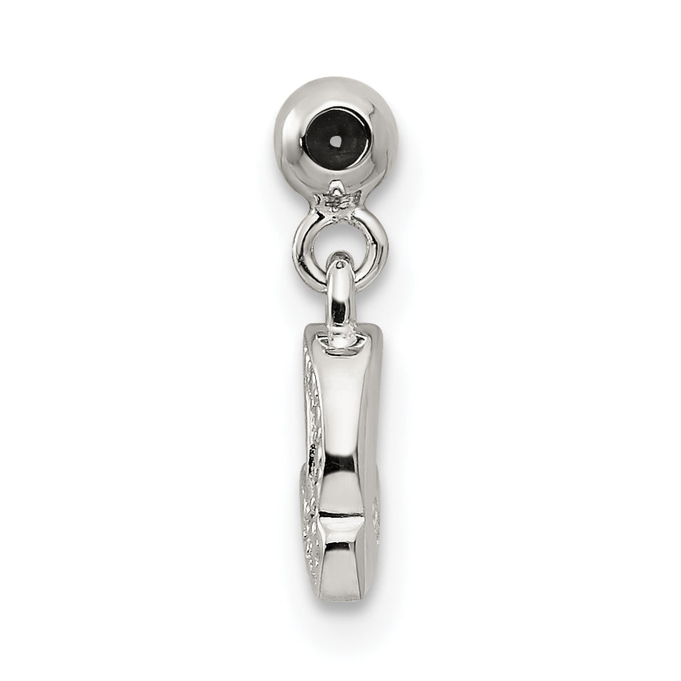 Sterlingsilber Mio Memento Buchstabe Q Hängend Initiale Charm