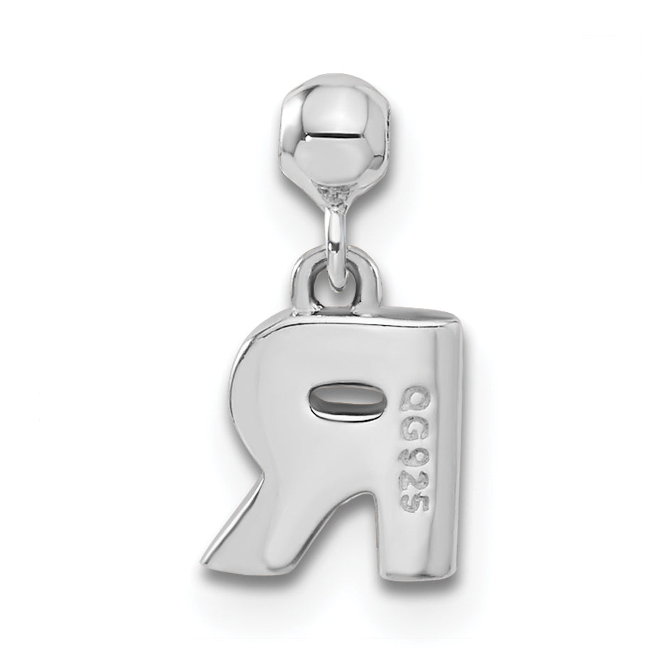 Sterlingsilber Mio Memento Buchstabe R Hängend Initiale Charm