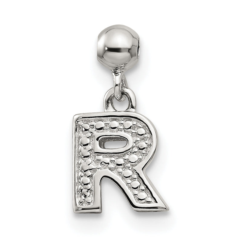 Sterlingsilber Mio Memento Buchstabe R Hängend Initiale Charm