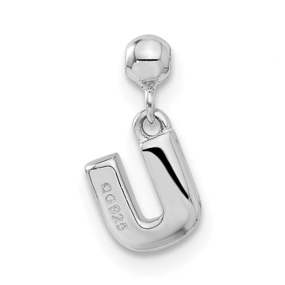 Sterlingsilber Mio Memento Buchstabe U Hängend Initiale Charm