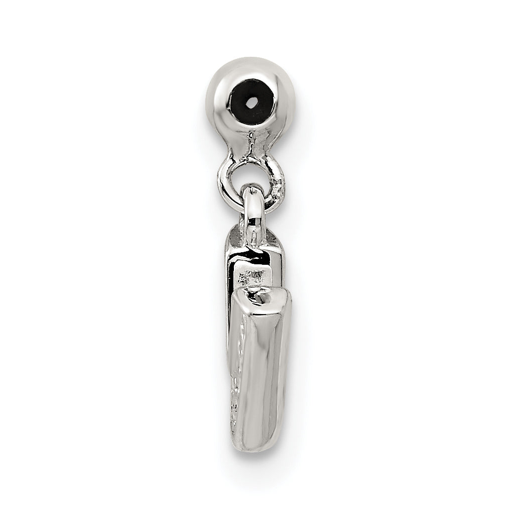 Sterlingsilber Mio Memento Buchstabe V Hängend Initiale Charm