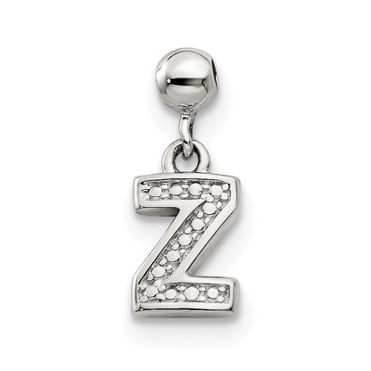 Sterlingsilber Mio Memento Buchstabe Z Hängend Initiale Charm