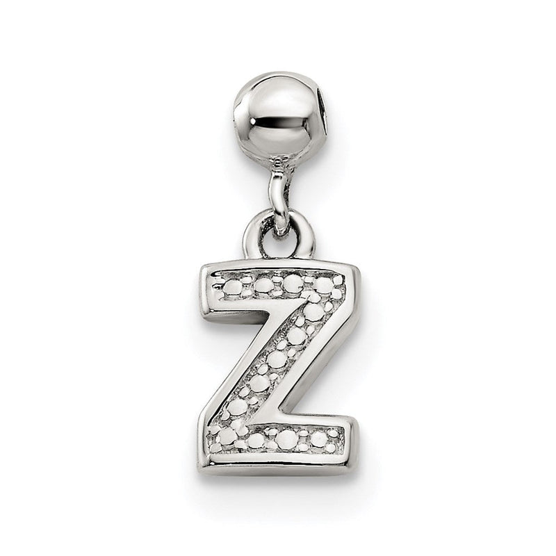 Sterlingsilber Mio Memento Buchstabe Z Hängend Initiale Charm